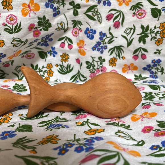 Grimm’s Germany Organic Wooden fish baby rattle ❤️🇩🇪 Made in Germany - Picture 2 of 3